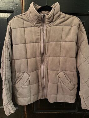 Dolman Quilted Knit Jacket
